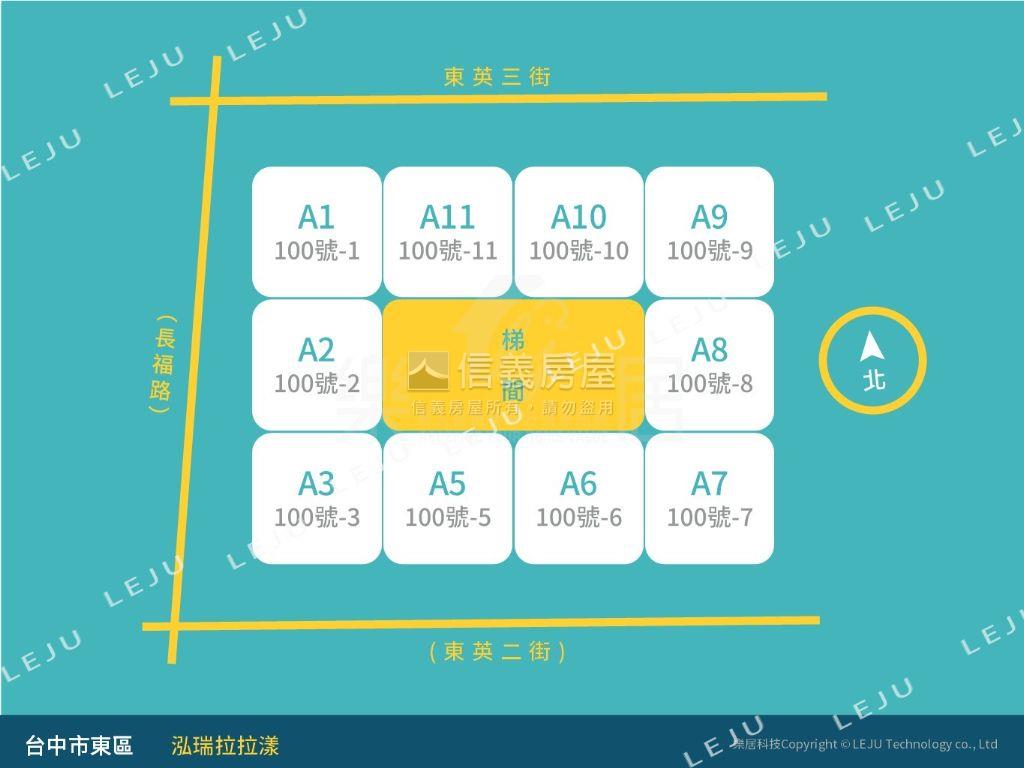 全新！東區拉拉漾兩房平車房屋室內格局與周邊環境