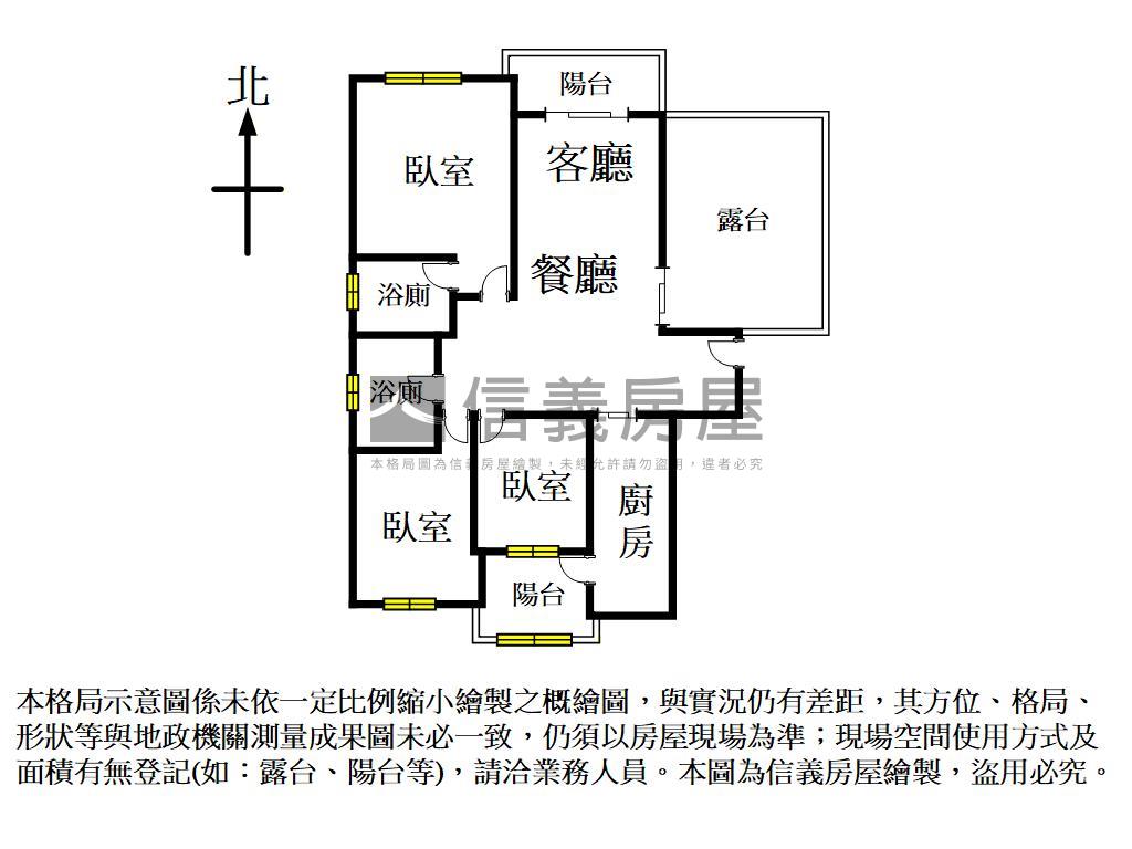 鴻灃稀有露臺景觀三房車位房屋室內格局與周邊環境
