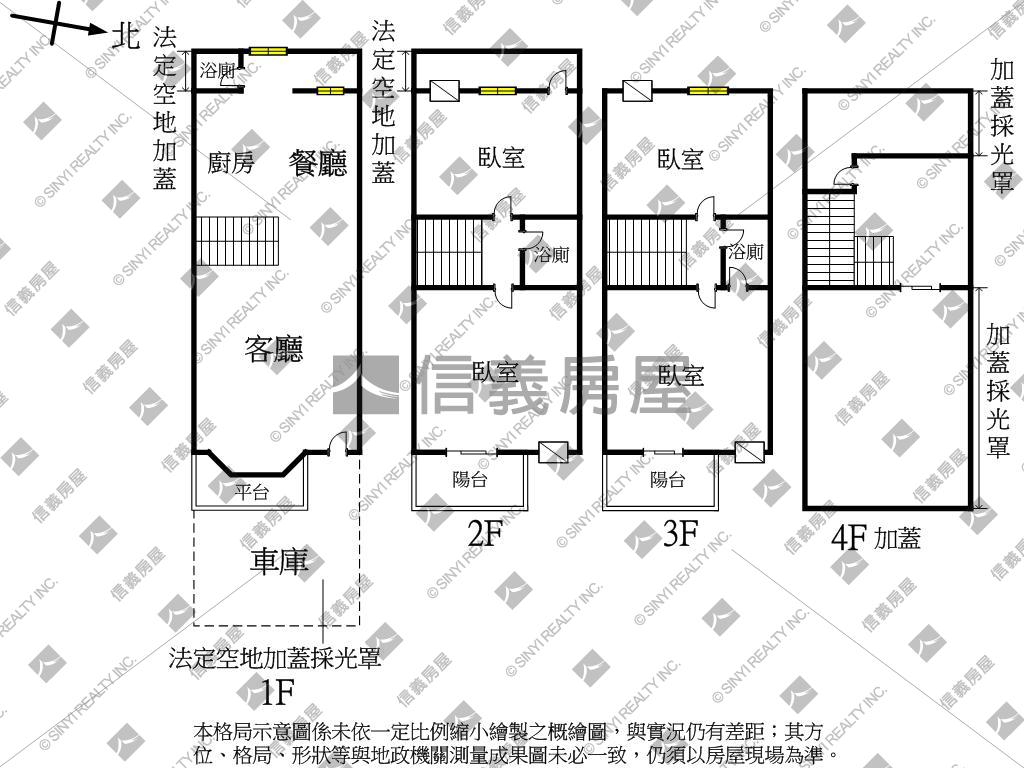 大地坪美透天房屋室內格局與周邊環境