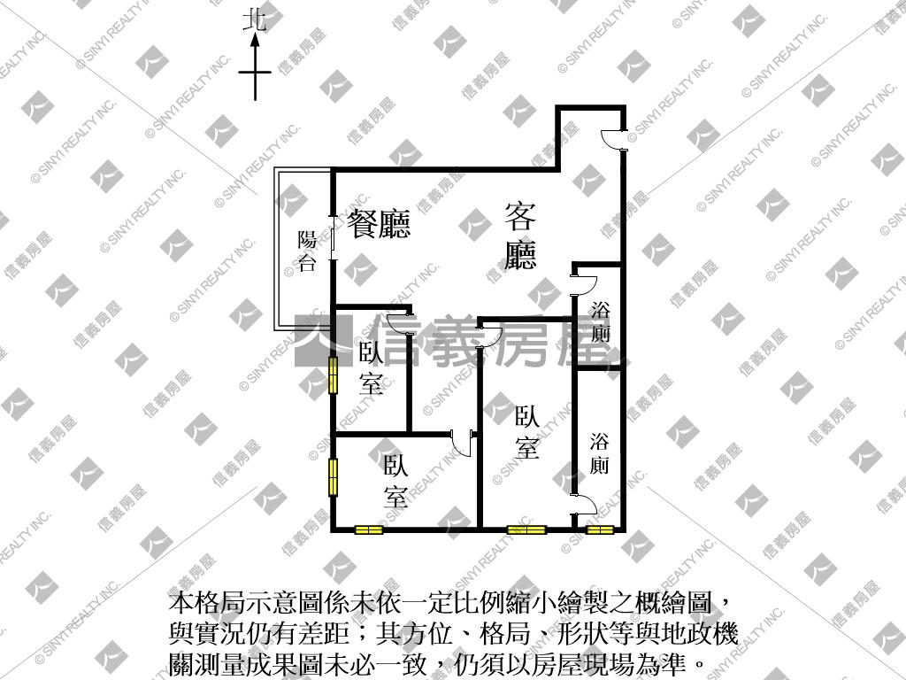 善化敦品景觀三房平車房屋室內格局與周邊環境