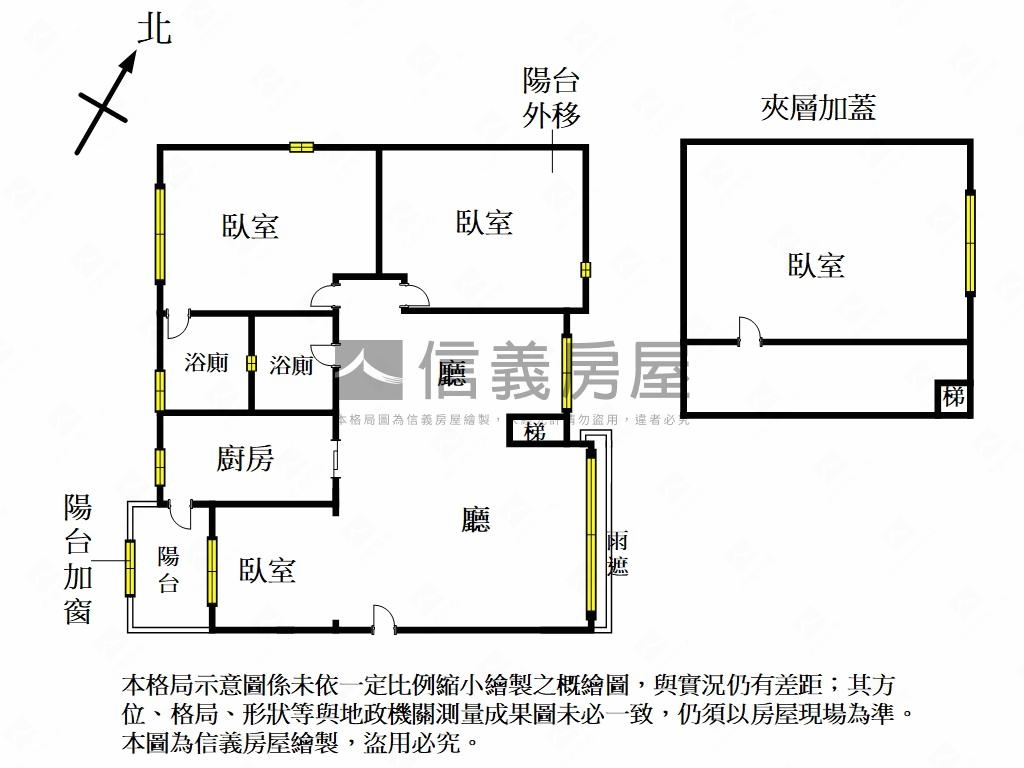文化中心採光三房房屋室內格局與周邊環境