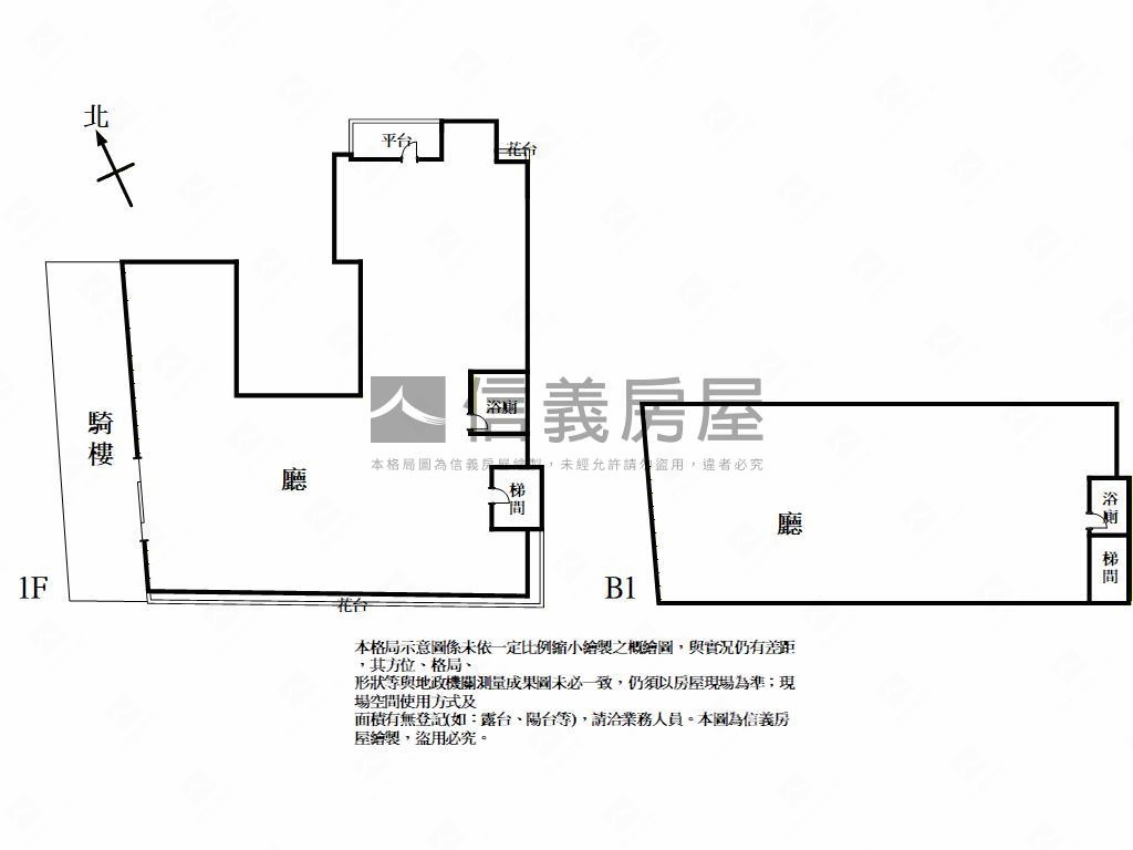 近中路和市府商圈百坪店面房屋室內格局與周邊環境