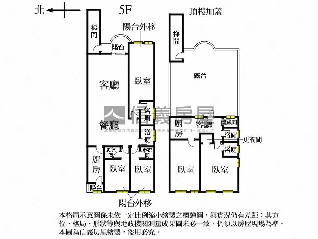 捷運收租景觀邊間頂加房屋室內格局與周邊環境