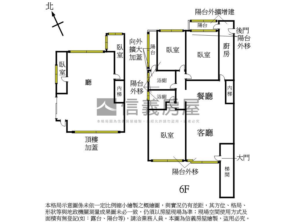 ⭐忠孝新生．美景電梯頂加房屋室內格局與周邊環境