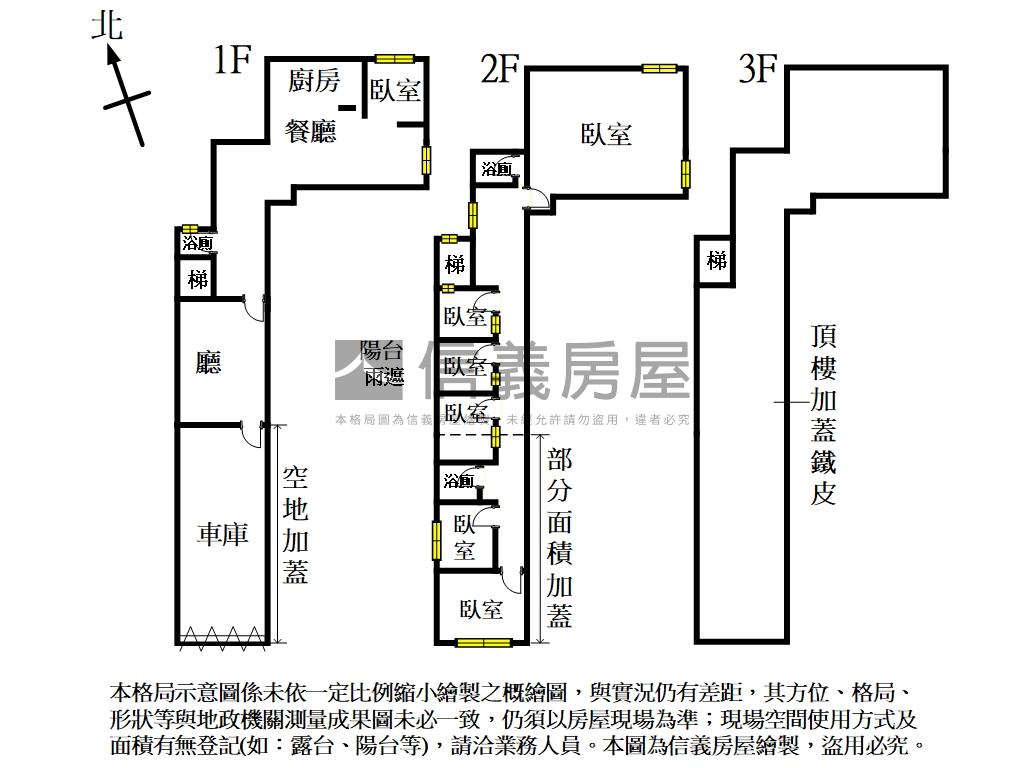 新埔義民路臨路透天房屋室內格局與周邊環境
