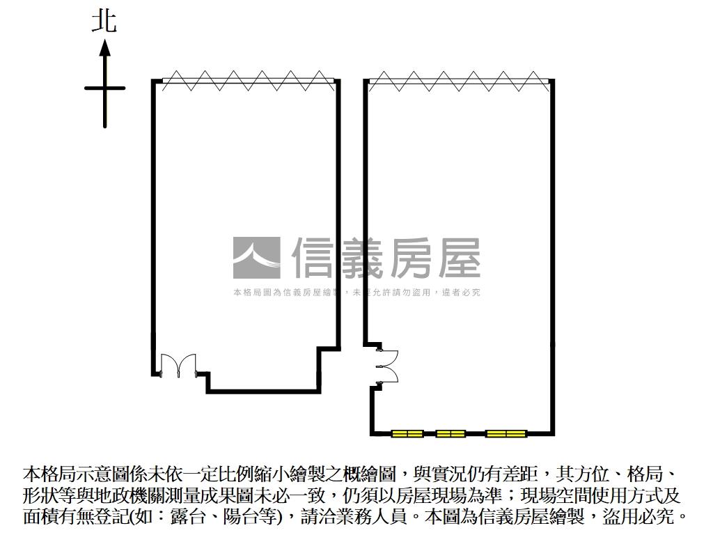 永寧捷運旁２戶雙併新店面房屋室內格局與周邊環境