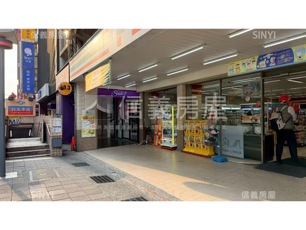 北車捷運旁商用土地房屋室內格局與周邊環境