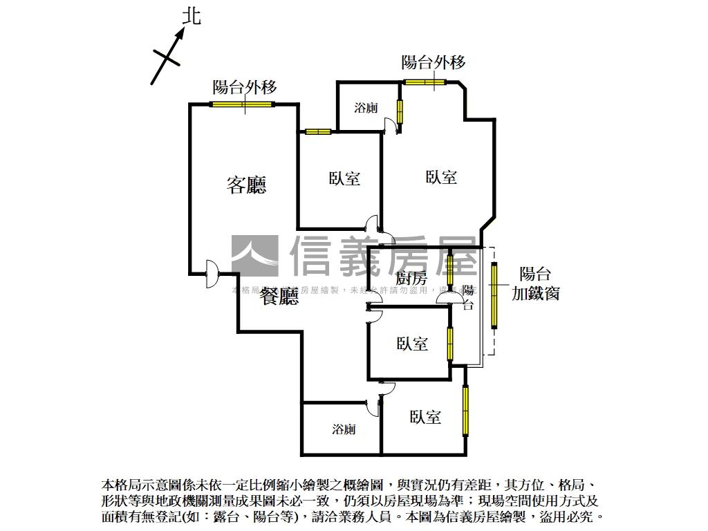 捷運站～視野四房平面車位房屋室內格局與周邊環境