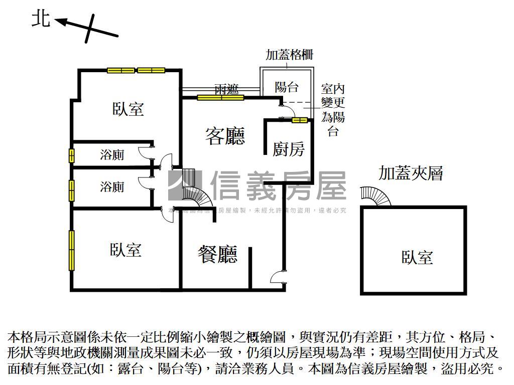 摩登高第挑高採光戶房屋室內格局與周邊環境