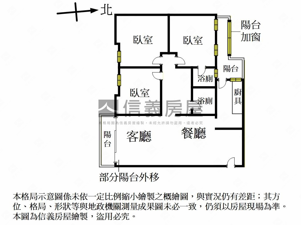 麗緻雅都大三房房屋室內格局與周邊環境
