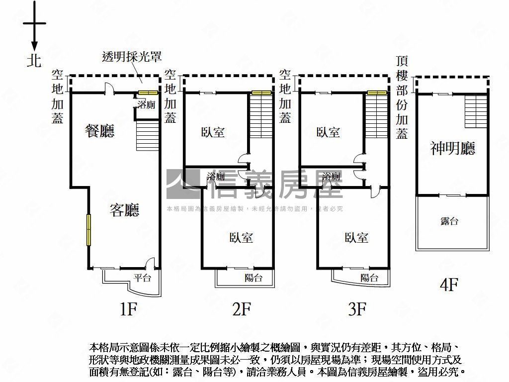 龍井臨路大地坪透天房屋室內格局與周邊環境
