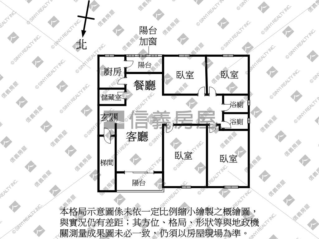 永和近四號公園捷運大四房房屋室內格局與周邊環境