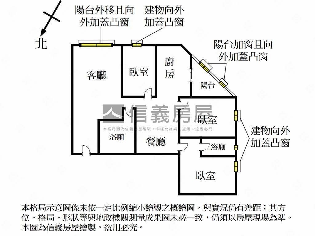 近捷運成家首選★邊間三房房屋室內格局與周邊環境