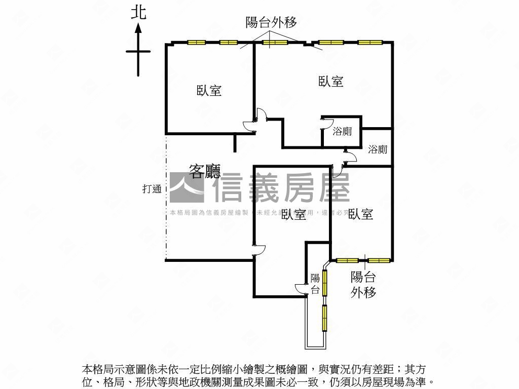 專任仁愛路附車位大空間房屋室內格局與周邊環境