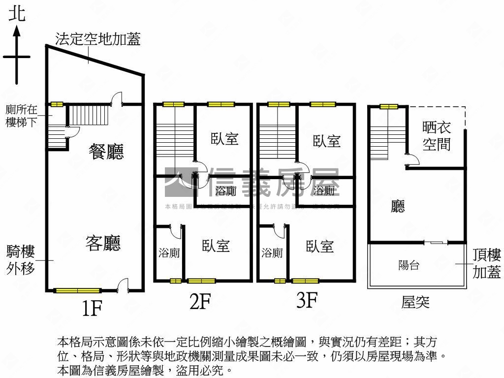 全新完工間間套房臨路墅Ｂ房屋室內格局與周邊環境