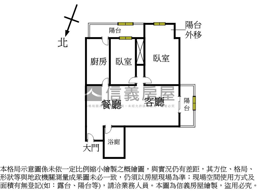 吾愛吾家高樓漂亮２房房屋室內格局與周邊環境