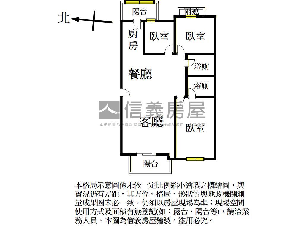 俯瞰●新文華視野３房車位房屋室內格局與周邊環境