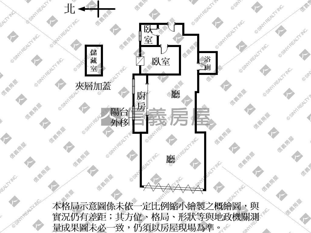 挑高大店面房屋室內格局與周邊環境