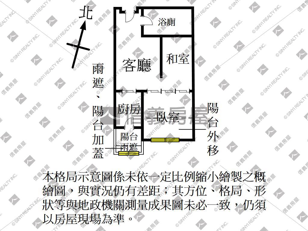 中高樓麗寶紐約１房１室房屋室內格局與周邊環境