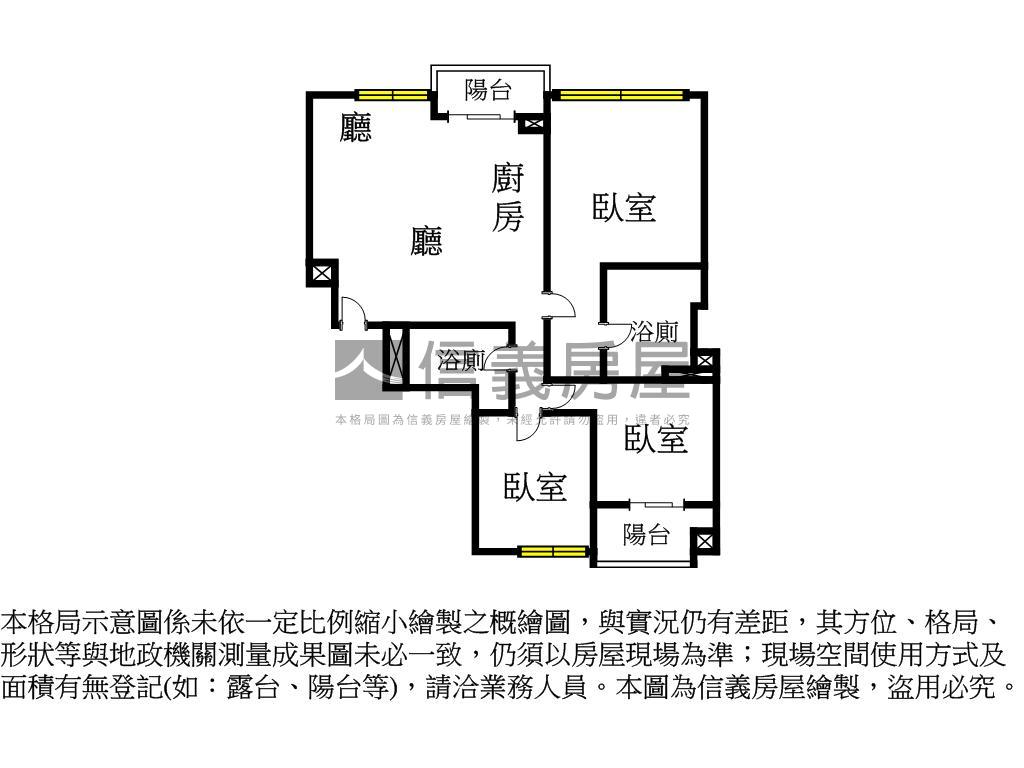 急售雍悦一方Ａ棟三房平車房屋室內格局與周邊環境
