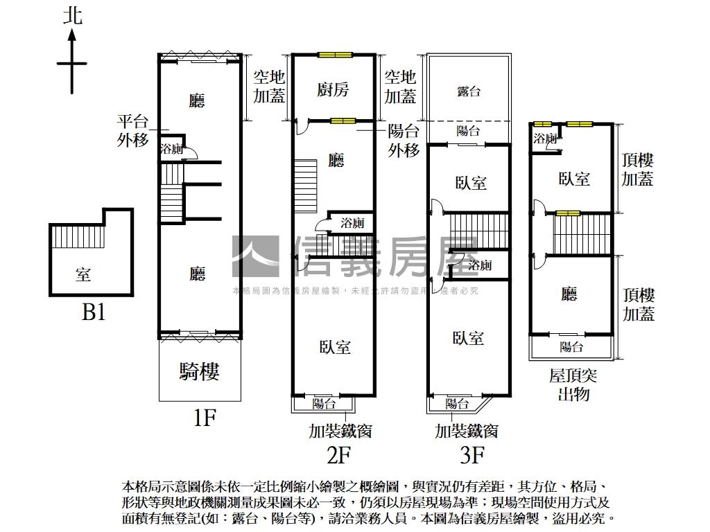 強！雙面臨路東光透天店面房屋室內格局與周邊環境