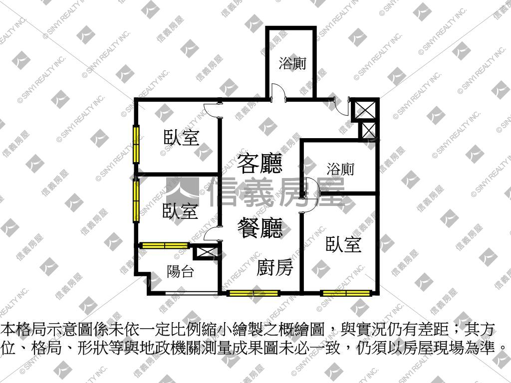 南科悦揚三房車位房屋室內格局與周邊環境