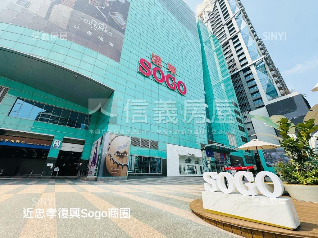 忠孝復興ＳＯＧＯ綠蔭一樓房屋室內格局與周邊環境
