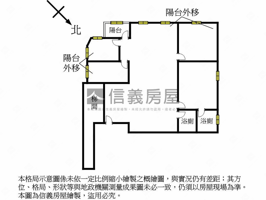 正義北採光高樓房屋室內格局與周邊環境