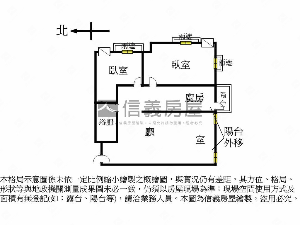 鳳揚２房１室優質採光美宅房屋室內格局與周邊環境