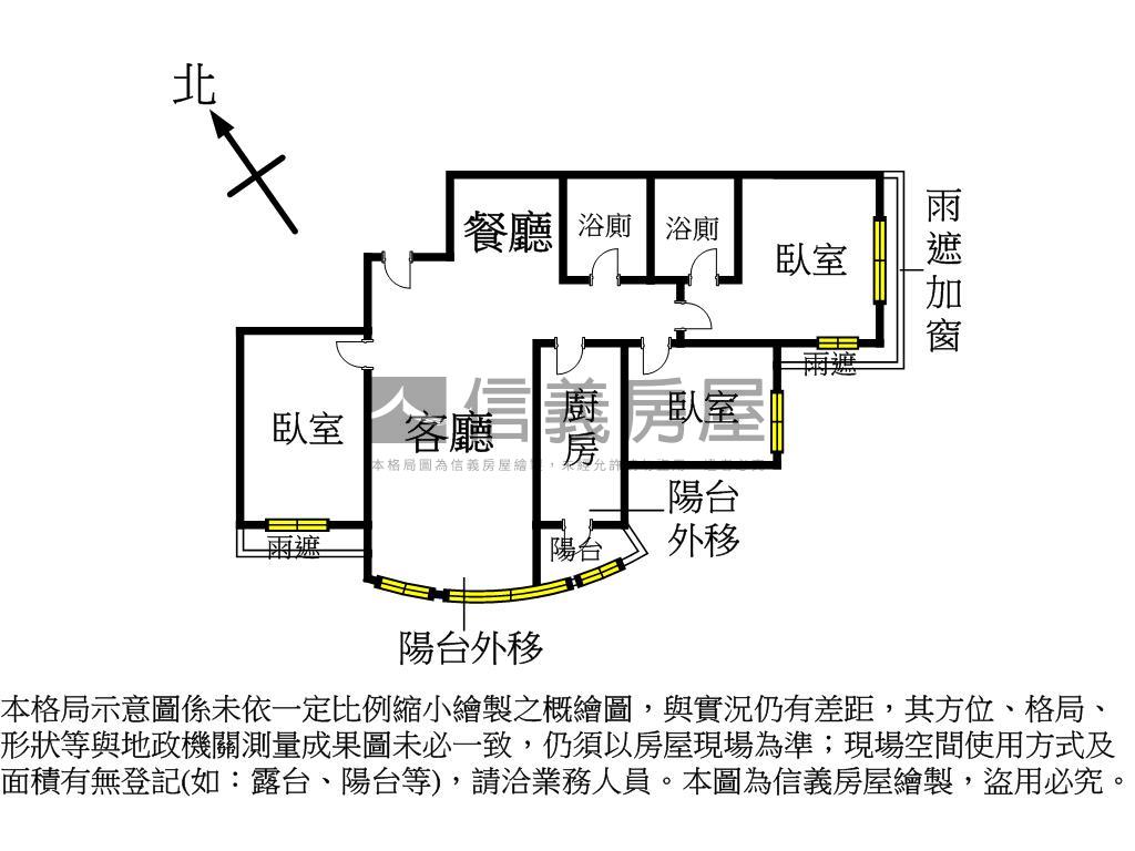鄉林凱撒視野三房平車房屋室內格局與周邊環境