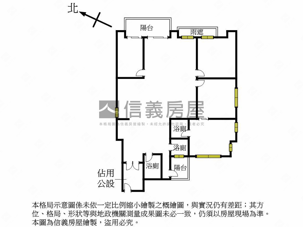 信義大悅策略性美景帶車位房屋室內格局與周邊環境
