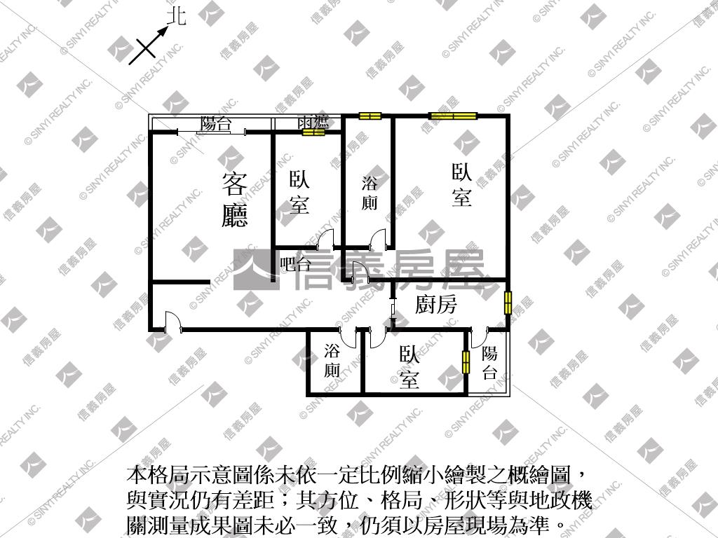 帝標明亮正三房平車房屋室內格局與周邊環境