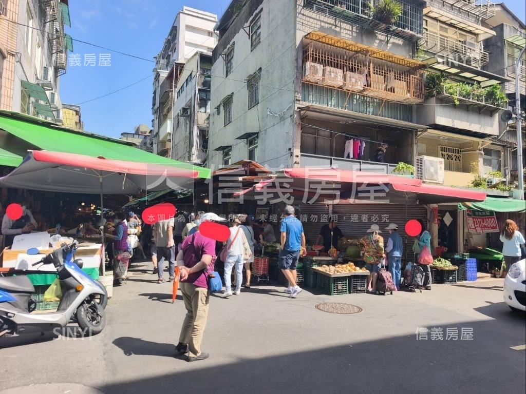 大安白蘭市場三角窗店面房屋室內格局與周邊環境