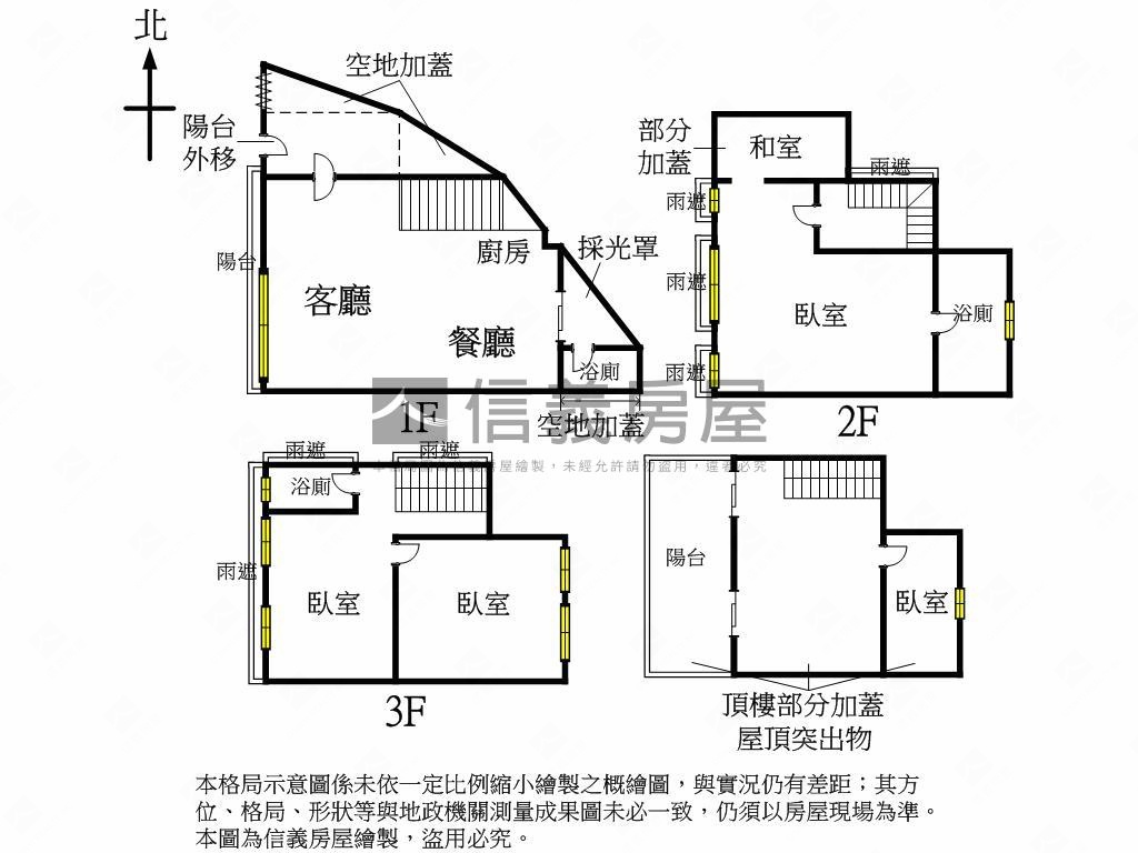 近審計新村空中花園別墅房屋室內格局與周邊環境