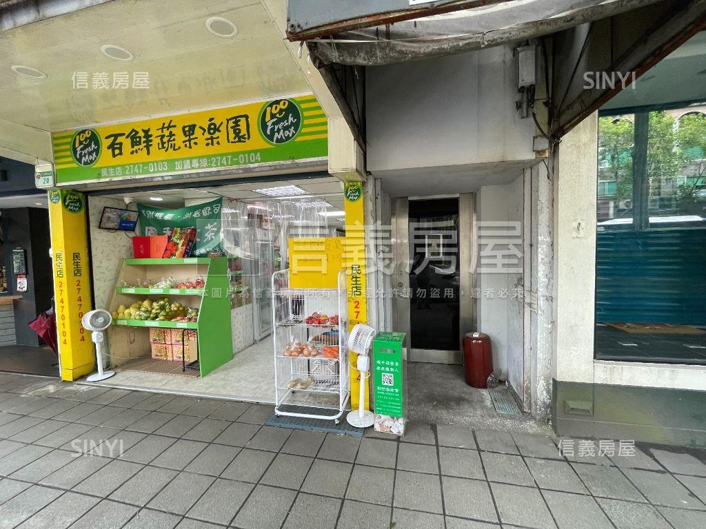 民生社區稀有百坪地下店面房屋室內格局與周邊環境