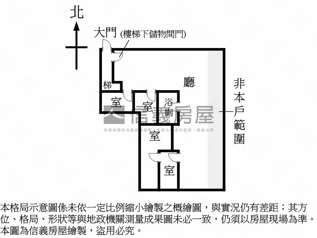 民生社區稀有百坪地下店面房屋室內格局與周邊環境