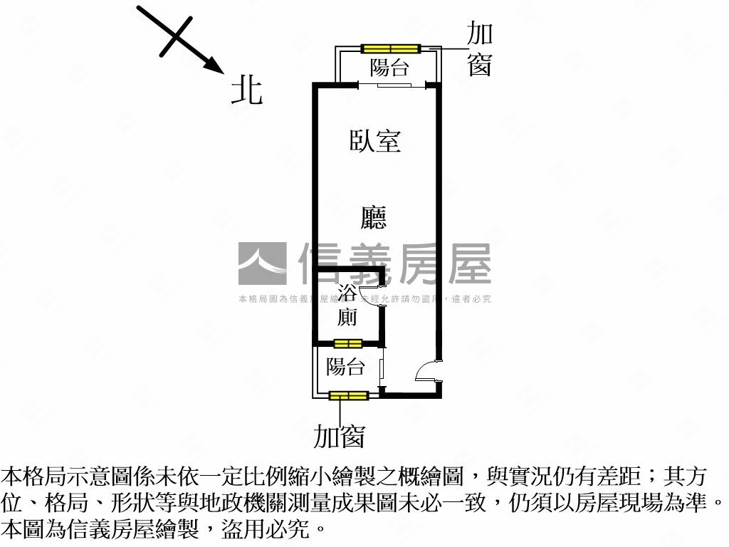 近西門國小有陽台套房房屋室內格局與周邊環境