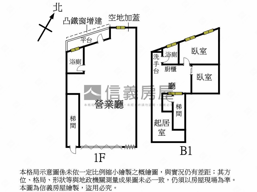 人潮大空間面寬店面房屋室內格局與周邊環境