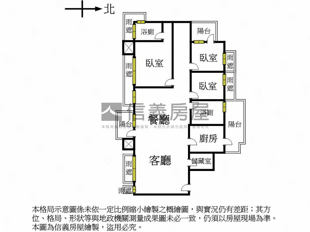 大同區京王鋼骨絕佳高樓層房屋室內格局與周邊環境