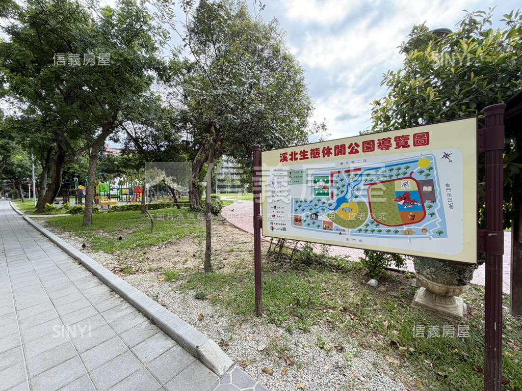 麗池花園邊間三房平面車位房屋室內格局與周邊環境