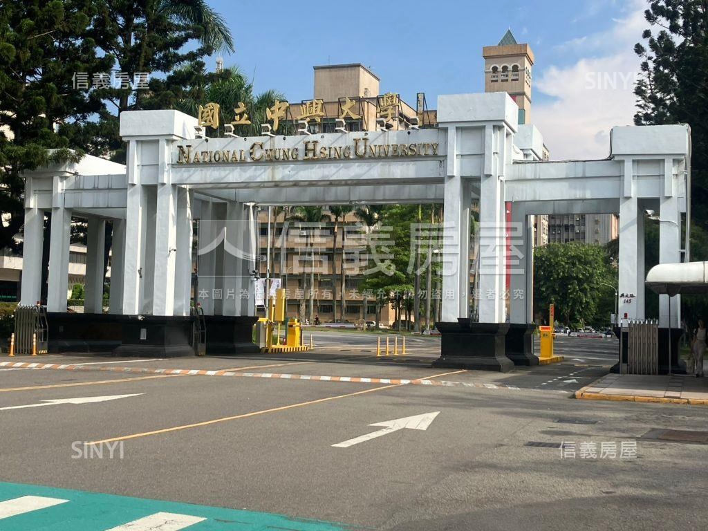 近中興大學好收租電梯七套房屋室內格局與周邊環境