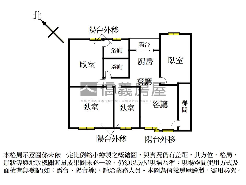 森呼吸｜二樓美裝潢四房房屋室內格局與周邊環境