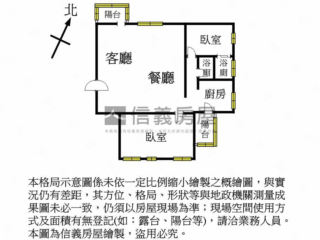 天王星優質兩房房屋室內格局與周邊環境