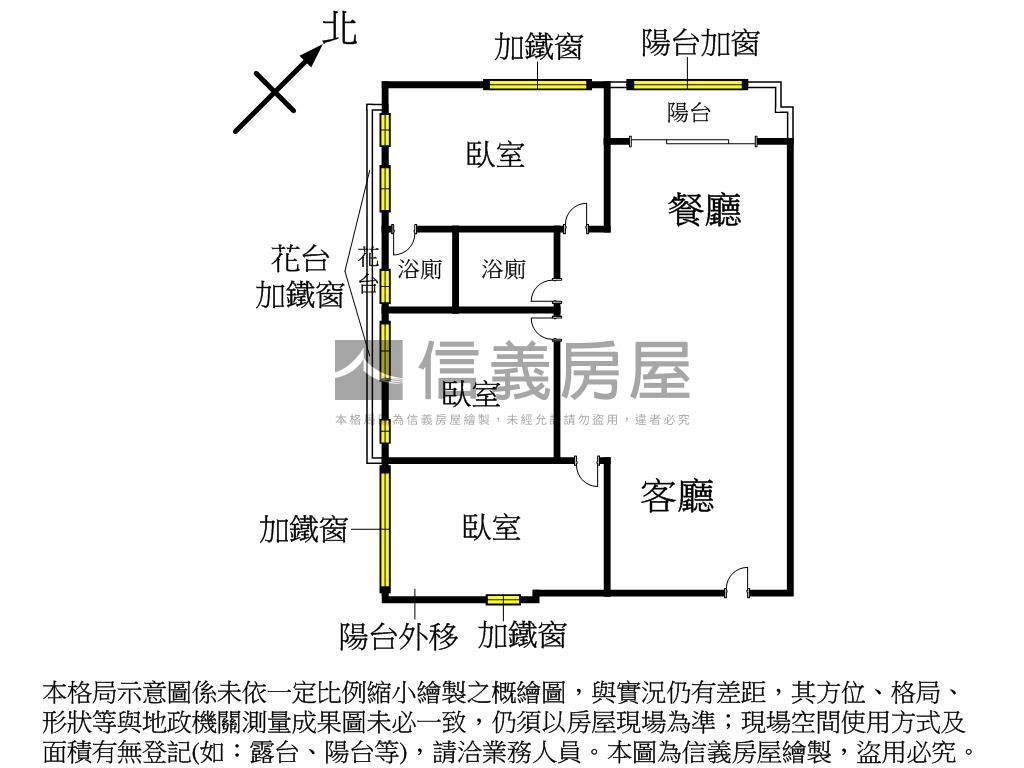 ☆公園畫家高樓三房平車房屋室內格局與周邊環境