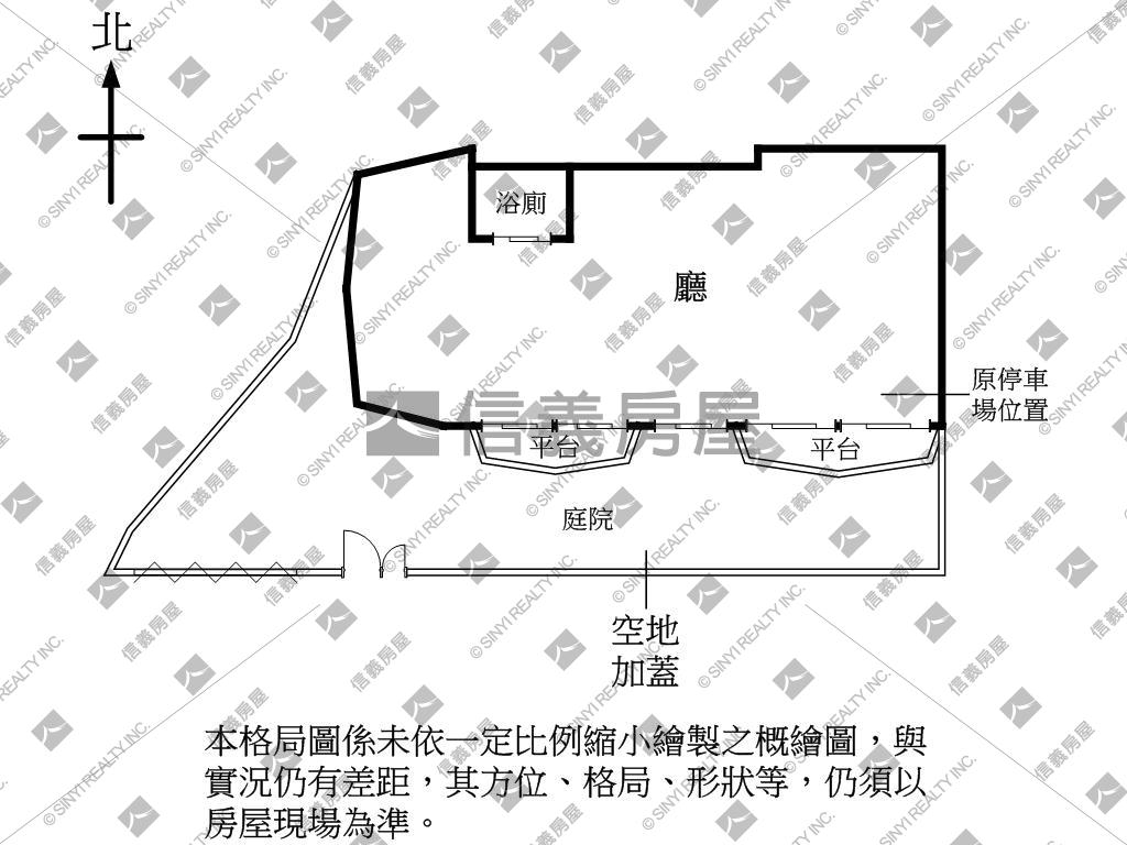 天母美麗庭園金店房屋室內格局與周邊環境