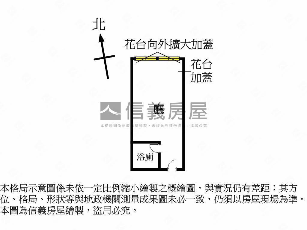 近淡江小資套房房屋室內格局與周邊環境