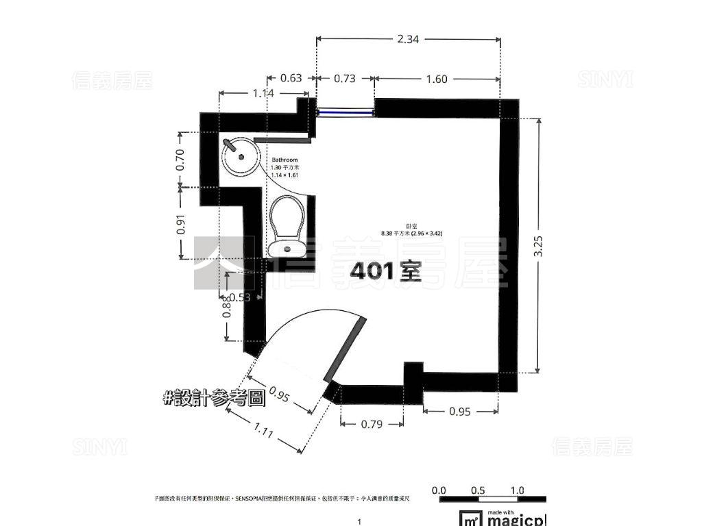 幸福城市旁隔套公寓房屋室內格局與周邊環境