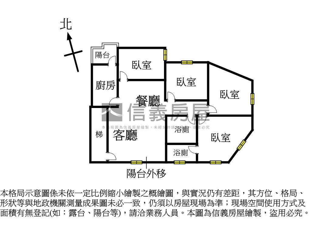 近捷運四房靜巷美寓房屋室內格局與周邊環境