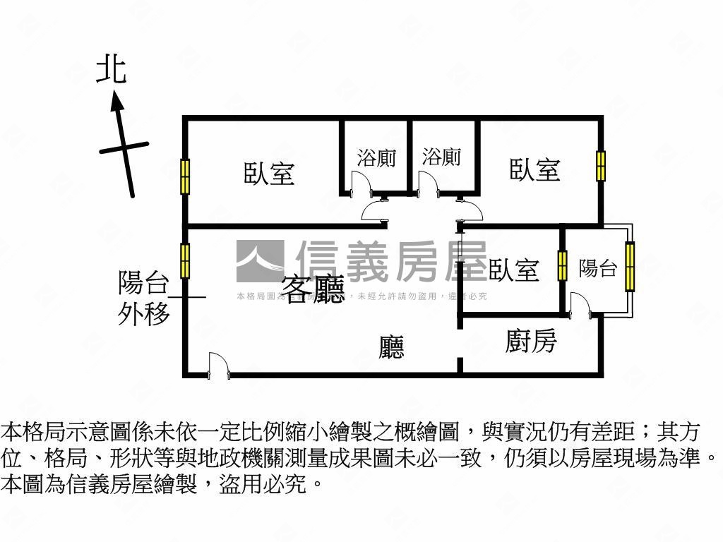 農十六紐約三房車位房屋室內格局與周邊環境