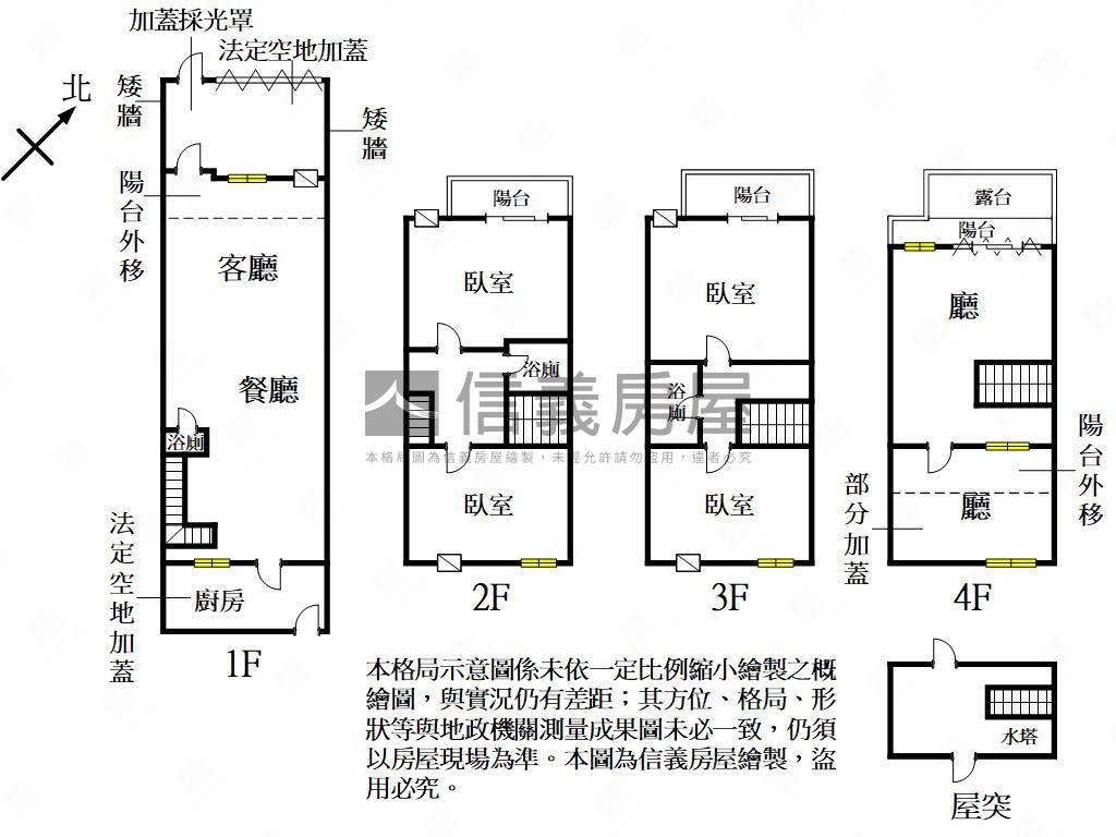 大竹夜市旁中華街透天房屋室內格局與周邊環境
